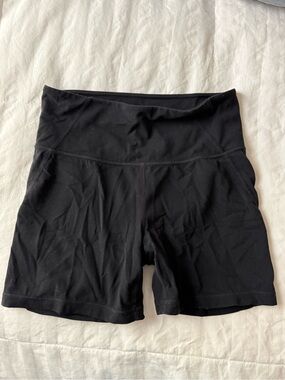 Athleta Black High-Rise Bike Shorts